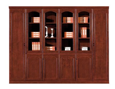 金领 实木文件柜-3