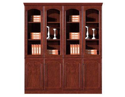 金领 实木文件柜-1